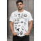 ΛΕΥΚΗ ΜΠΛΟΥΖΑ ΑΝΔΡΙΚH ΜΕ ΕΚΤΥΠΩΣΗ ARTWEAR